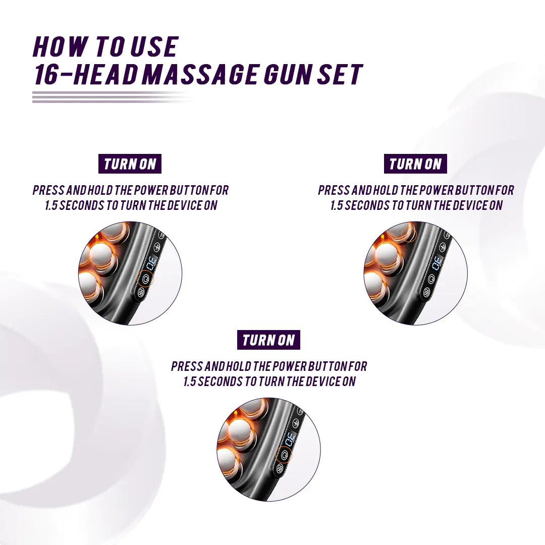 Multi-Head Muscle Massage Gun